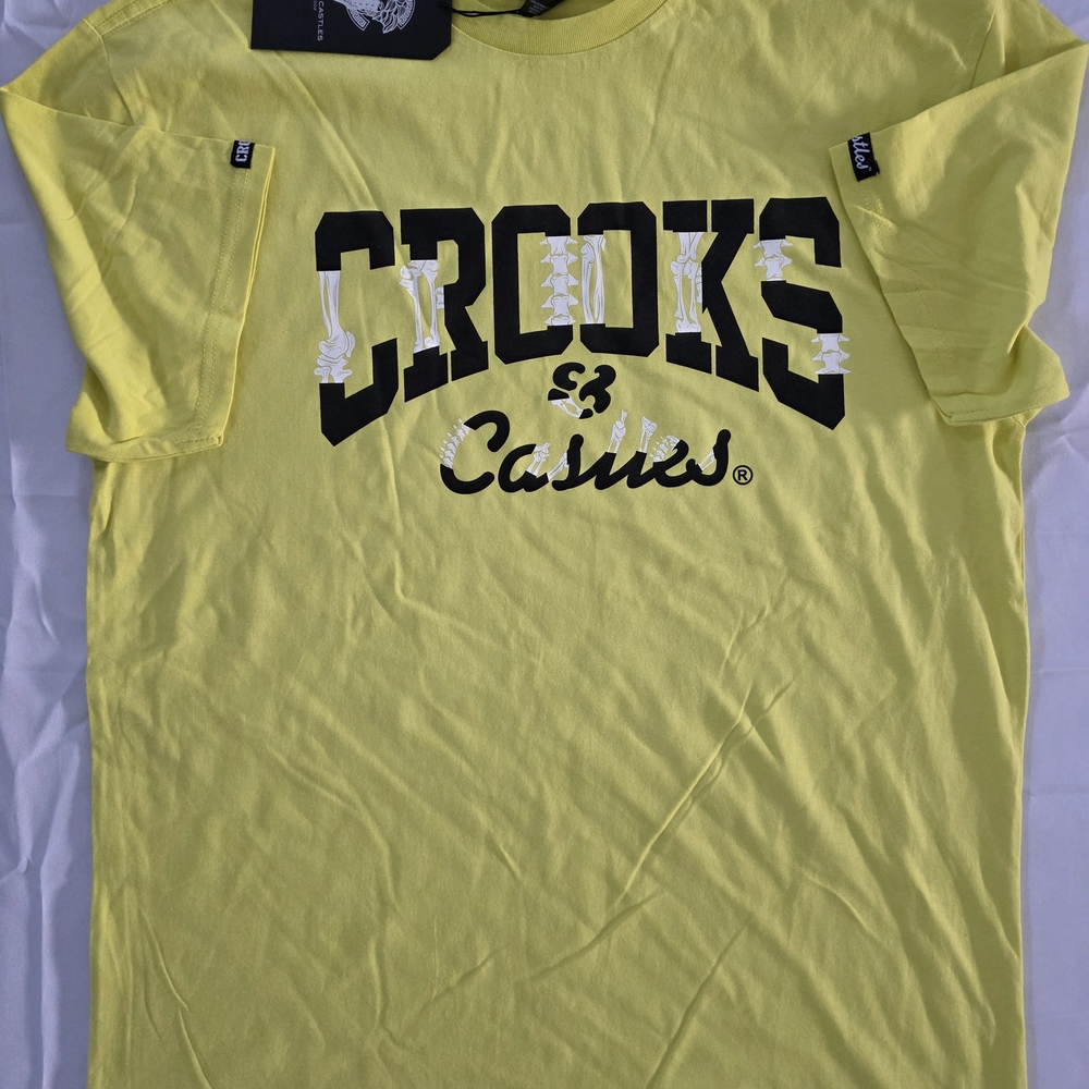 Crooks & Castles Yellow Men's Shirt